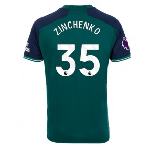 Lacne Muži Futbalové dres Arsenal Oleksandr Zinchenko #35 2023-24 Krátky Rukáv - Tretina